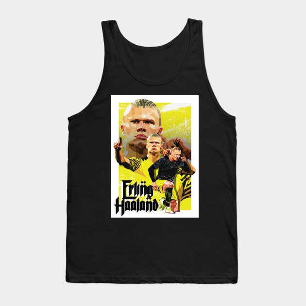 Erling braut Haaland in Yellow Tank Top by RJWLTG